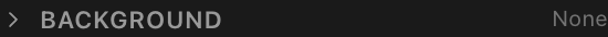 The Background section: custom color toggle and opacity slider